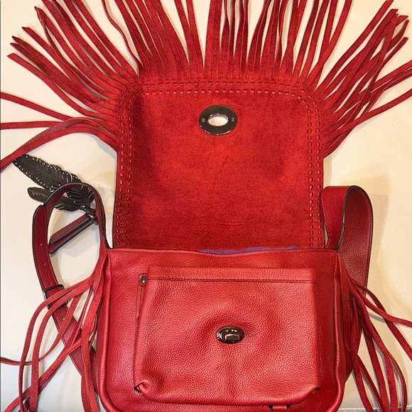 Coach Dakota NWOT Fringe Flap Crossbody Leather Shoulder Bag - Picture 13 of 17